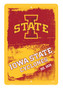 Hangtime Iowa State University - Iowa State Cyclones 12 x 18 inch Grunge Parking Sing