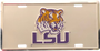 Hangtime Louisiana State University - LSU Tigers 6 x 12 inch Super Stock License Plate