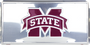 Hangtime Mississippi State University - MSU Bulldogs 6 x 12 inch Super Stock License Plate