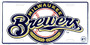 Hangtime Milwaukee Brewers 6x12 Classic License Plate