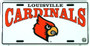 Hangtime University of Louisville - Louisville Cardinals 6x12 License Plate