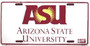 Hangtime Arizona State University - ASU Sun Devils 6x12 License Plate