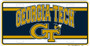 Hangtime Georgia Tech - Georgia Tech Yellow Jackets 6x12 License Plate