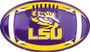 Hangtime Louisiana State University - LSU Tigers 7x12 Oval Plate