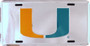 Hangtime University of Miami - Miami Hurricanes 6x12 Super Stock License Plate