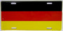 Hangtime Germany Flag 6x12 License Plate