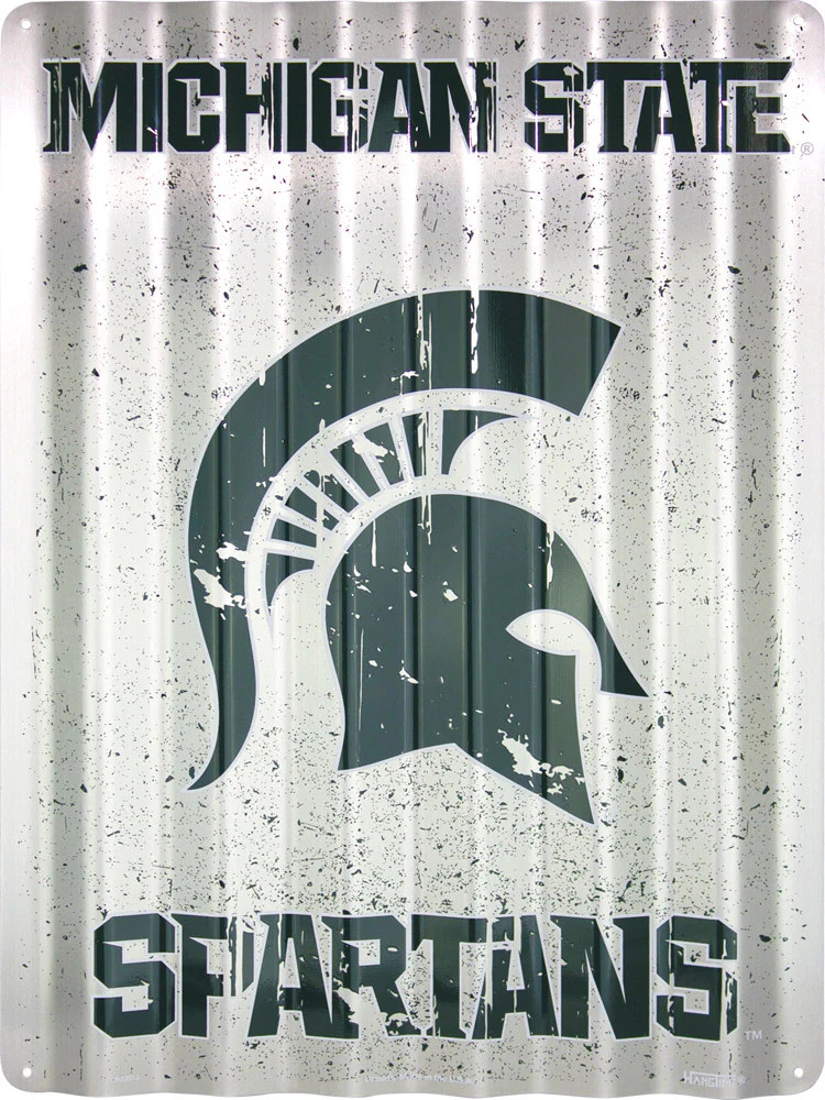 Hangtime Michigan State Spartans 12x16 inch Corrugated Sign