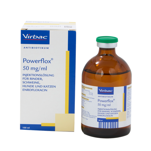 Powerflox 50 mg/ml Enrofloxacin Injektionslösung (100ml)