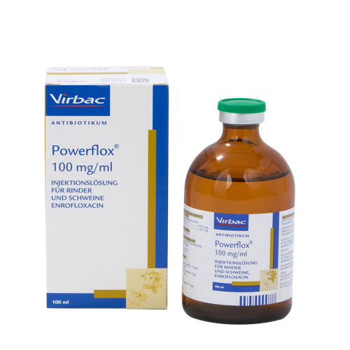 Powerflox 100 mg/ml Enrofloxacin Injektionslösung (100ml)