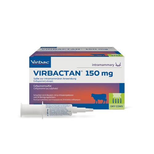 Virbactan 150 mg Cefquinomsulfat (6 Beutel à 4 Injektoren à 3g)