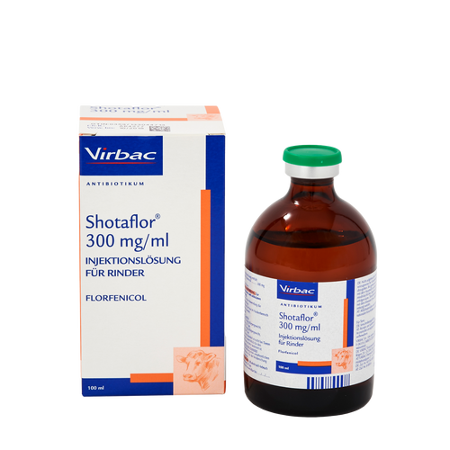 Shotaflor 300 mg/ml Florfenicol Injektionslösung für Rinder (100ml)
