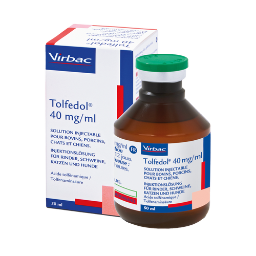 Tolfedol 40 mg/ml Tolfenaminsäure Injektionslösung (50ml)