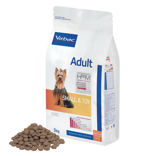 HPM Adult Dog S & Toy Futter für kl. Rassen ab 10 Monaten (3kg)