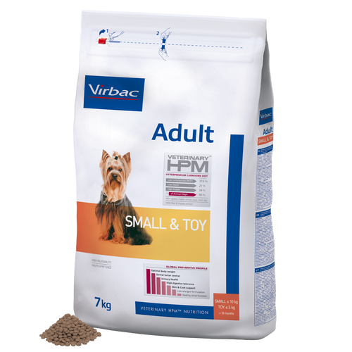 HPM Adult Dog S & Toy Futter für kl. Rassen ab 10 Monaten (7kg)