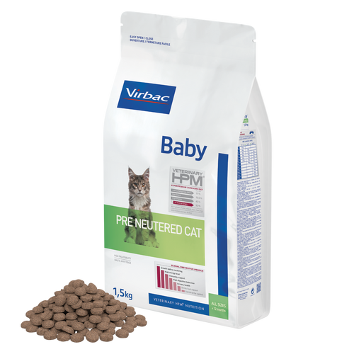 HPM Pre Neutered Cat Futter für unkastrierte Katzen bis 12 Monaten (1,5kg)