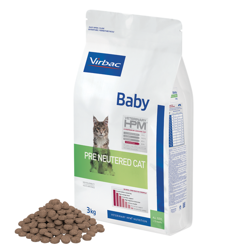 HPM Pre Neutered Cat Futter für unkastrierte Katzen bis 12 Monaten (3kg)