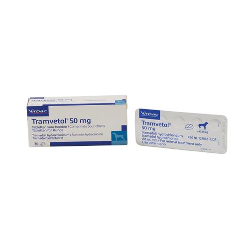 Tramvetol 50 mg Tabletten (Tramadolhydrochlorid) für Hunde (3 Blisterpackungen j