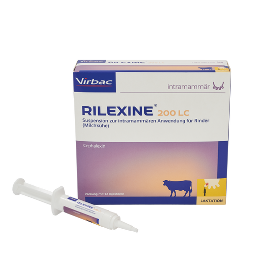 Rilexine 200 LC Euterinjektor Cephalexin (12 Injektoren à 10ml)