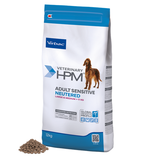 HPM Adult Sensitive Digest Neutered  L & M  für gr. und mittelgr. Rassen (12 kg)