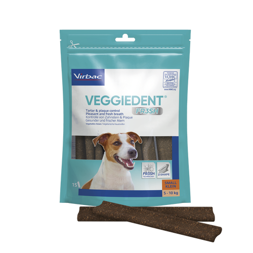 VeggieDent Kaustreifen Größe S (für Hunde von 5 bis 10 kg Körpergewicht) VeggieDent Kaustreifen Größe S (für Hunde von 5 bis 10 kg Körpergewicht)