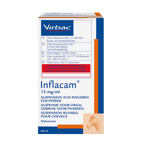 Inflacam 15 mg/ml Meloxicam Suspension für Pferde (100 ml)