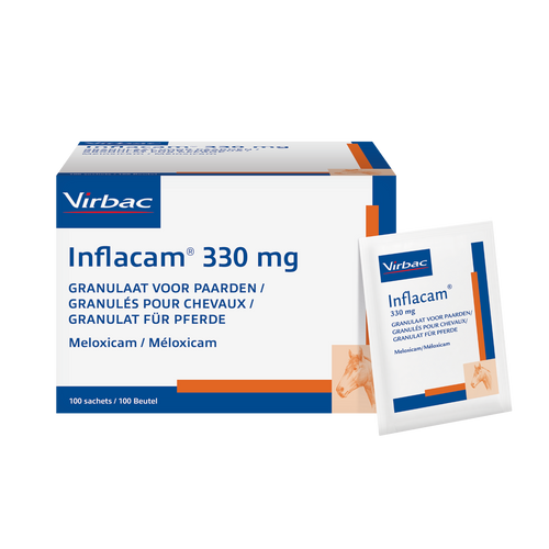 Inflacam 330 mg Meloxicam Granulat für Pferde (100 Beutel x 5 g)