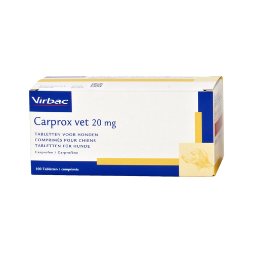 Carprox vet 20 mg Carprofen für Hunde (100 Tabletten)