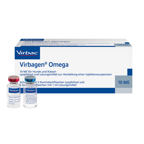 Virbagen Omega (5 * 10 ME) felines Interferon (Preis pro Flasche)