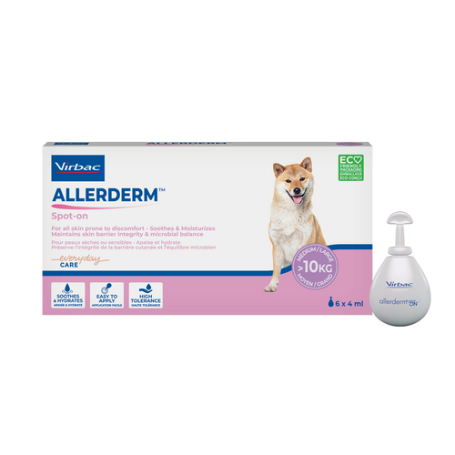 Allerderm spot-on für Hunde (6 Pipetten à 4ml)