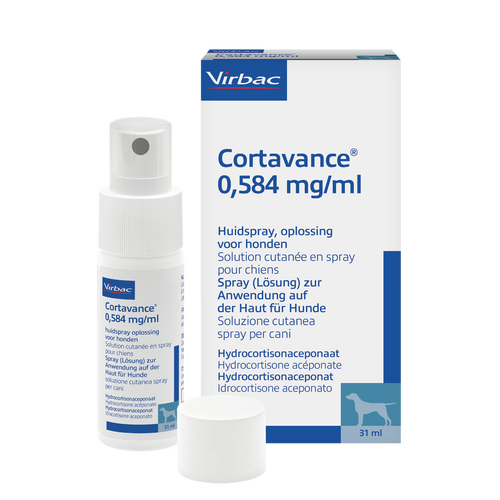 Cortavance 0,584 mg/ml Hydrocortisonaceponat Spray für Hunde (31ml)