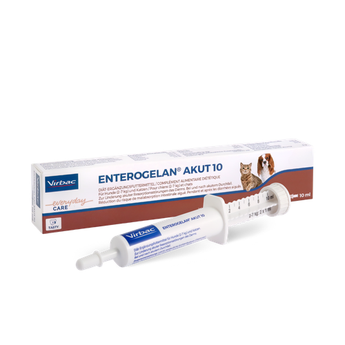 Enterogelan akut 10 (Injektor mit 11,5g für Hunde und Katzen 2- 7kg)