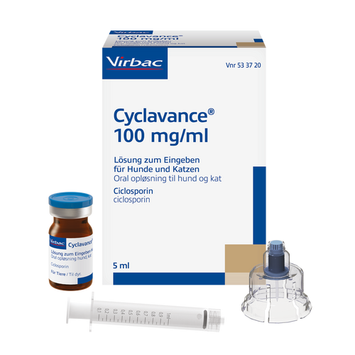 Cyclavance 100 mg/ml Ciclosporin für Hunde und Katzen (5ml)