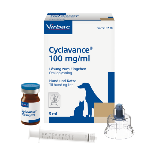 Cyclavance 100 mg/ml Ciclosporin für Hunde und Katzen (5ml)