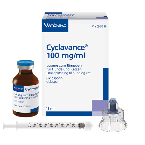 Cyclavance 100 mg/ml Ciclosporin für Hunde und Katzen (15ml)