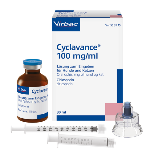 Cyclavance 100 mg/ml Ciclosporin für Hunde und Katzen (30ml)