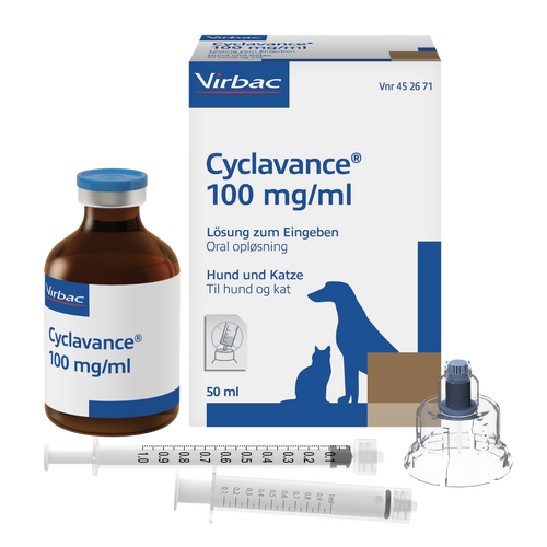 Cyclavance 100 mg/ml Ciclosporin für Hunde und Katzen (50ml)