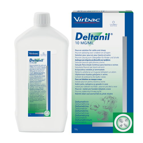 Deltanil 10 mg/ml Pour-on Deltamethrin für Rinder und Schafe (1000ml)