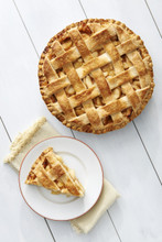 Fresh Baked Apple Lattice Pie