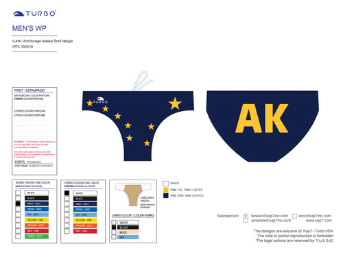 Juneau Water Polo Club Men S Water Polo Suit Big Dipper Kap7