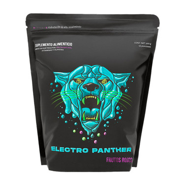 Bebida Isotónica en polvo para Deportistas Electro Panther - Frutos Rojos 500g