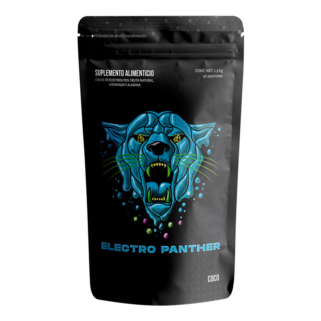 Bebida Isotónica en polvo para Deportistas Electro Panther - Coco 1.3Kg