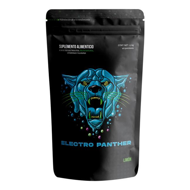 Bebida Isotónica en polvo para Deportistas Electro Panther - Limón 1.3kg