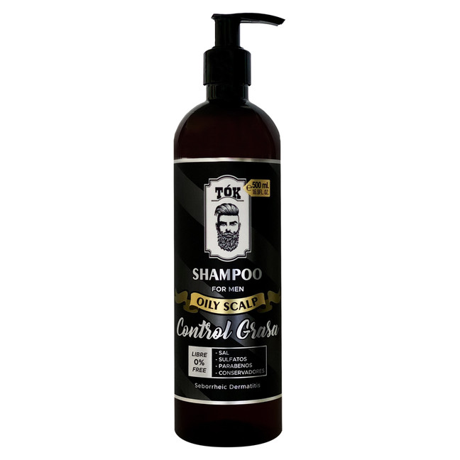 Shampoo Control Grasa para hombre 500ml Tok Men´s Care