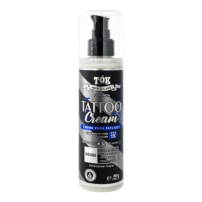 Crema para Tatuajes con Protector Solar Tok Men´s Care