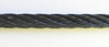Black Powder Coated Galvanized Cable 1/8", 7x19, 500 ft reel