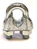 Malleable Wire Rope Clip 1/4", 100 pieces