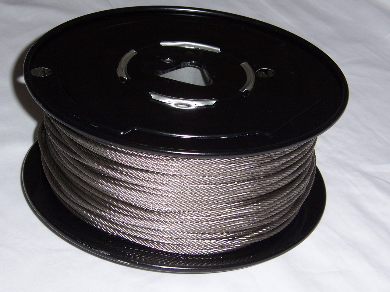 316 Stainless Steel Wire Rope, 3/16", 7x7, 250 ft reel