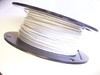 WHITE Vinyl Coated Cable, 3/32" - 1/8", 7x7, 100 coil