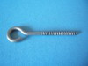 Stainless Steel Screw Hook, 3/16" X 3-3/4", 1/4" Lag Thread
