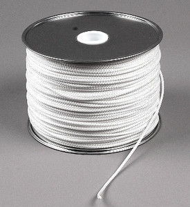 Diamond Braid Low Stretch Polyester Cord, 1/8", 1000 ft reel